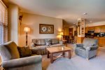 Fireplace and Additional Seating - 3 Bedroom - River Run Village Condos